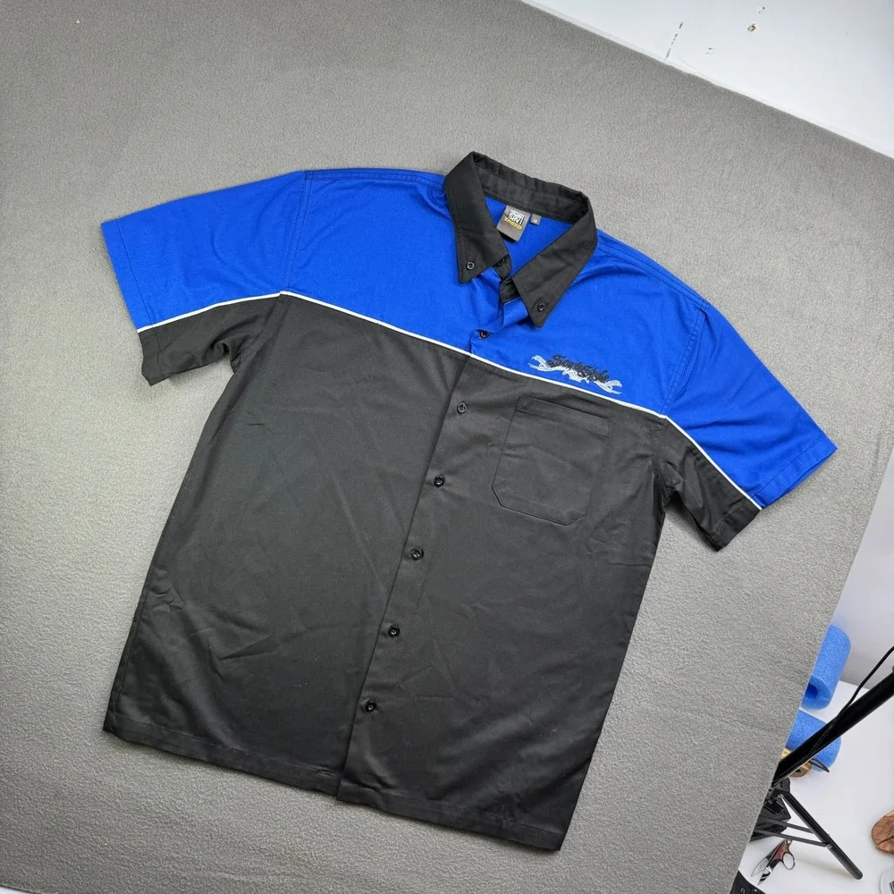 Savi Speed Shirt Men M Blue Black 